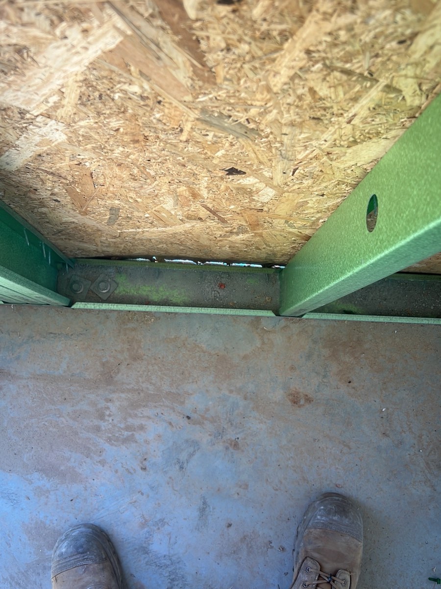 Fixing missed on plywood bracing, Box Hill