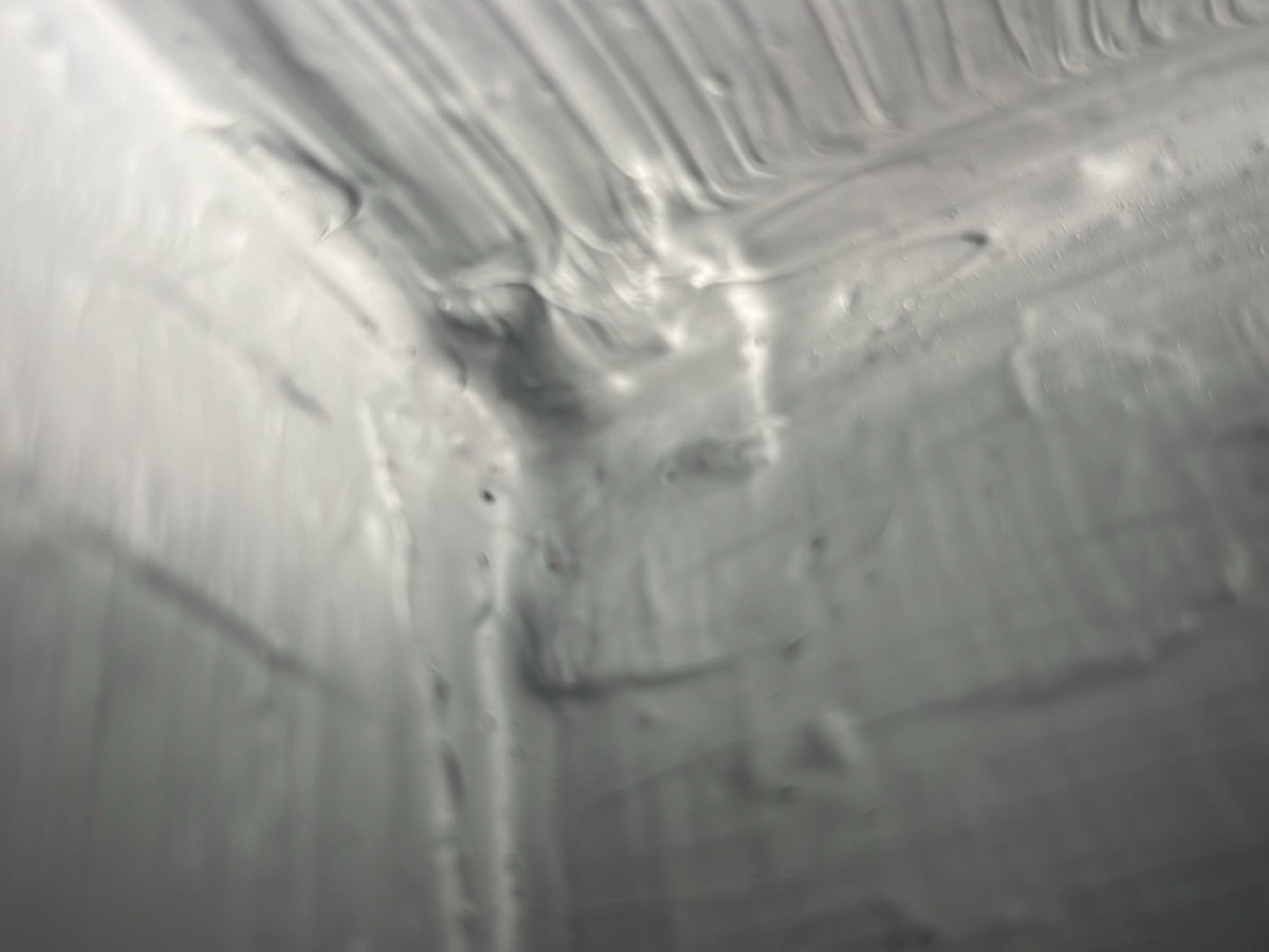 Pinholes in a second bathroom, Box Hill